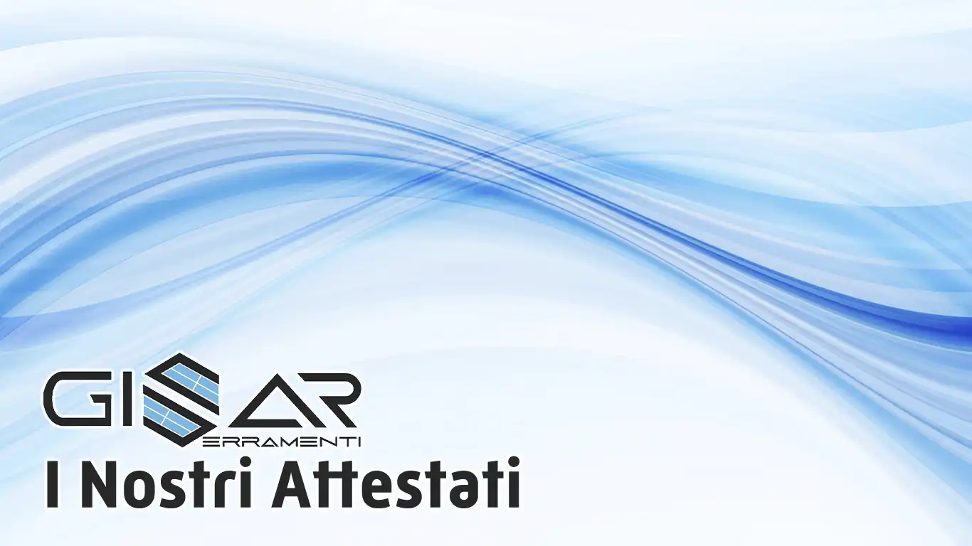 Certificazioni: Gisar Serramenti di G. Sarag&ograve; a Pannaconi (VV)